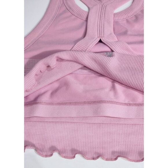 FREE PEOPLE FEELS LIKE SUMMER CROP TOP BRIGHT ORCHID NWT L - Picture 8 of 10
